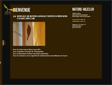 Tablet Screenshot of nature-ailes.ch